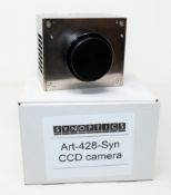 A boxed as new Synoptics Art-428-Syn CCD Camera.