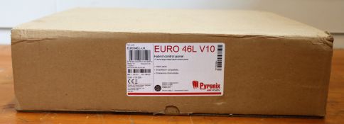 A boxed as new Pyronix EURO46/L-UK EURO 46 V10 Control Panel.