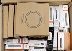 COLLECTION ONLY: A quantity of assorted boxed as new Tripod Selfie Sticks, Ring Lights and