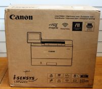 A boxed as new Canon i-SENSYS LBP228x A4 Mono Laser Printer (P/N: 3516C017AA) (Box sealed).