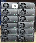 COLLECTION ONLY: Twelve pre-owned Eltek Flatpack2 HE 48V/3000W Power Supply Rectifiers (All