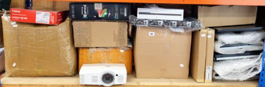 COLLECTION ONLY: A quantity of assorted new and pre-owned electrical items and accessories (All
