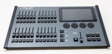 A boxed as new Cooper Lighting Solutions Zero 88 FLX S24 1U Lighting Console (Box opened, some