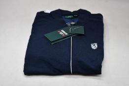 Two women's as new Chervo Pavino full zip golf sweaters (UK 12).