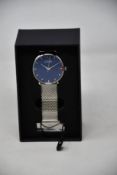 A women's as new Coluri Kahlo watch in navy (RRP £139).