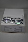 Twelve pairs of as new B Ultem H66139 glasses frames.