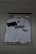 A women's as new Pas Normal Mechanism cycling jersey in white (M - RRP £155).