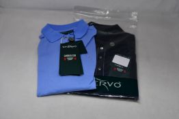 Three women's as new Chevro Arsie long sleeve golf polos (All UK 10).