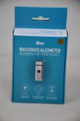 Two boxed as new iBac accurate pocket smart breathalysers.