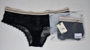 Ten pairs of Love Stories Lexie briefs (Assorted sizes - RRP £27 each).
