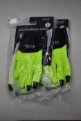 Five pairs of as new Gore C5 Gore-Tex Infinium gloves (All size EU 6).