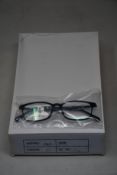 Twelve pairs of as new B Ultem H66036 glasses frames.