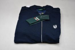 Three women's as new Chervo Pavino full zip golf sweaters (UK 8).