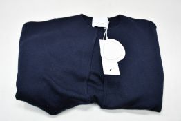 An as new Allude 100% virgin wool (Merino) open-coat/cardigan (L).