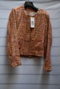 An as new Oui Bouclé button jacket (Size 36 - RRP £200).