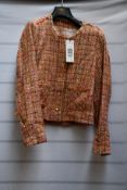 An as new Oui Bouclé button jacket (Size 36 - RRP £200).