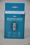 Two boxed as new iBac accurate pocket smart breathalysers.