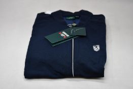 Two women's as new Chervo Pavino full zip golf sweaters (UK 14).