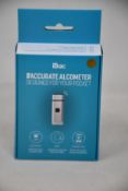 Three boxed as new iBac accurate pocket smart breathalysers.