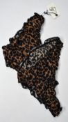 Fifteen pairs of as new Love Stories Lolita briefs in leopard print (Sizes 1, 2, 3, 4 - RRP £27