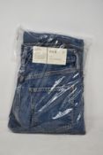 Two pairs of as new Agolde Riley jeans (Size 27).