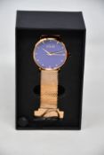 A women's as new Coluri Kahlo watch in violet (RRP £139).