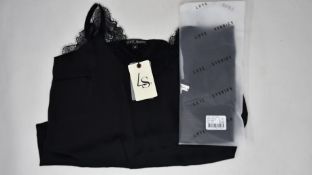 Five as new Love Stories Camelia camisoles (L - RRP £50 each).