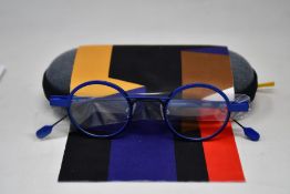 A pair of as new Anne & Valentin glasses frames with case.