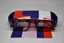 A pair of as new Anne & Valentin glasses frames with case.