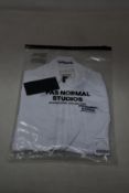 A women's as new Pas Normal Mechanism cycling jersey in white (M - RRP £155).