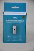Two boxed as new iBac accurate pocket smart breathalysers.