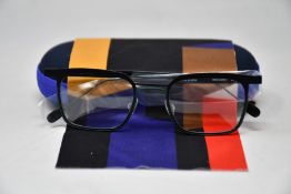 A pair of as new Anne & Valentin glasses frames with case.