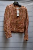 An as new Oui Bouclé button jacket (Size 36 - RRP £200).