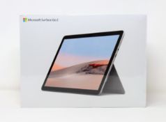 A boxed as new Microsoft Surface Go 2 tablet with 8th gen Core M3 processor, 8GB RAM and 128GB