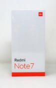 A boxed as new Xiaomi Redmi Redmi Note 7 3GB/32GB in Neptune Blue (Global Version) (Box sealed.