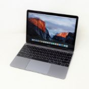 A pre-owned Apple MacBook (Retina, 12-Inch, Early 2016) with Intel Core m3 CPU, 8GB RAM and 250GB