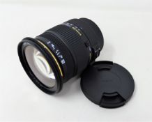 A boxed as new Sigma 17-50mm f2.8 EX DC OS Lens for Canon AF.