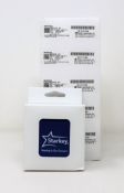 Five boxed as new Starkey Summit i1600 BTE 13 Hearing Aids in Sterling (REF: 64518-811).
