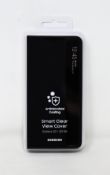 Ten boxed as new Samsung Galaxy S21 Smart LED View Cover Cases in Black (M/N: EF-NG991) (Packaging