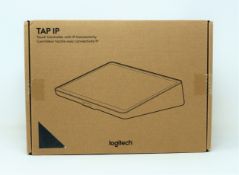 A boxed as new Logitech Tap IP Meeting Room Touch Controller in Graphite (P/N: 952-000085) (Box