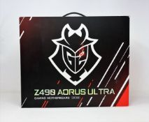 A boxed Gigabyte Aorus G2 Ultra Z490 gaming motherboard (possibly pre-owned).
