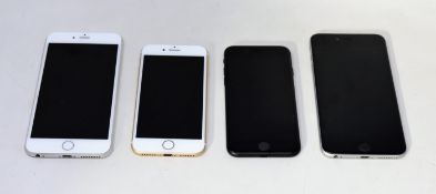 Four pre-owned Apple iPhones sold for parts: 1 x Apple iPhone 6s Plus (Global/A1687) 64GB (iCloud