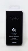 Ten boxed as new Samsung Galaxy S21 Smart LED View Cover Cases in Black (M/N: EF-NG991) (Packaging