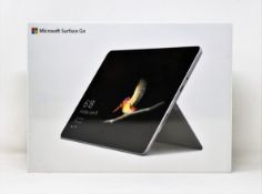 A boxed as new Microsoft Surface Go Windows 10S Tablet with Intel Pentium Gold Processor 4415Y,