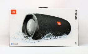 A boxed as new JBL Xtreme 2 Portable Bluetooth Speaker in Black (M/N: XTREME2BLKAS) (Box sealed).