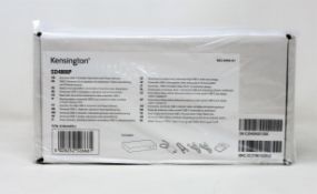 A boxed as new Kensington SD4800P USB-C triple video dock in black (PN: K38249EU).