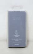 Ten boxed as new Samsung Galaxy S21+ Smart LED View Cover Cases in Grey (M/N: EF-NG996) (Packaging