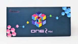 A boxed as new Ducky One2 Mini RGB Backlit Cherry Red Switch Mechanical Keyboard in Black (English