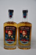 Five bottles of Red Earl Irish whisky (700ml) (Over 18s only).