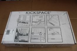 A Myson Kickspace 800 hydronic plinth heater with grille.